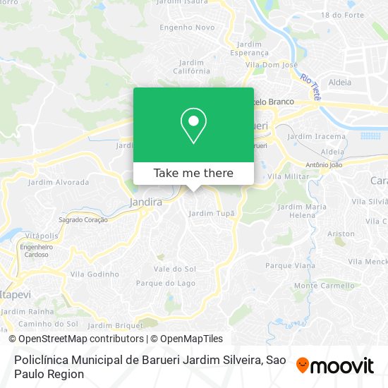 Policlínica Municipal de Barueri Jardim Silveira map
