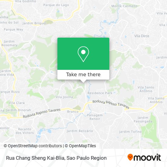 Mapa Rua Chang Sheng Kai-Blia