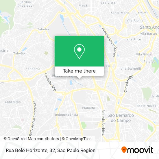 Rua Belo Horizonte, 32 map