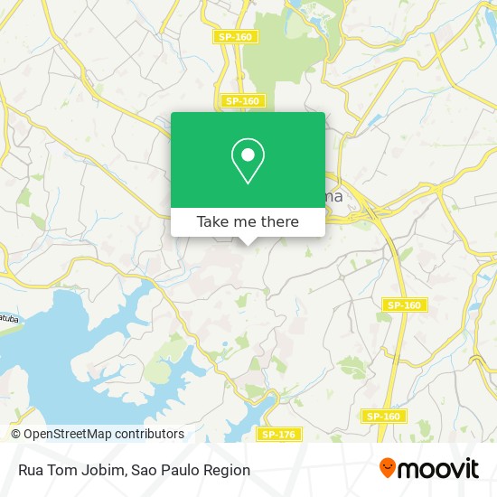 Mapa Rua Tom Jobim