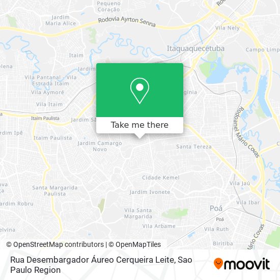 Rua Desembargador Áureo Cerqueira Leite map
