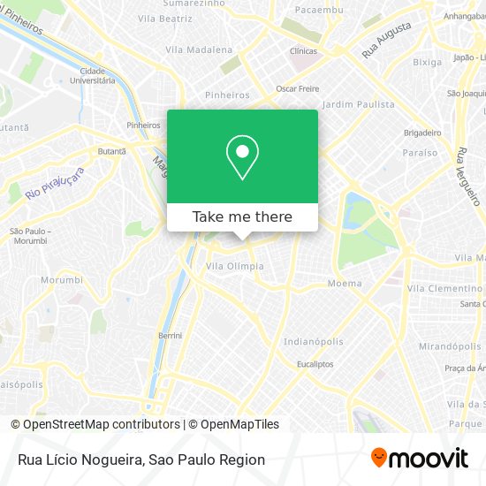 Mapa Rua Lício Nogueira