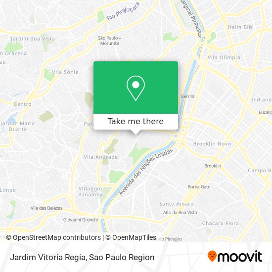 Mapa Jardim Vitoria Regia