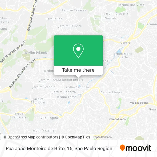 Rua João Monteiro de Brito, 16 map
