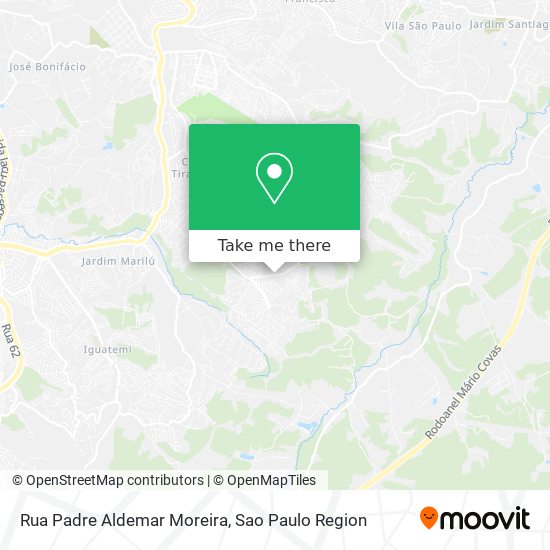 Rua Padre Aldemar Moreira map