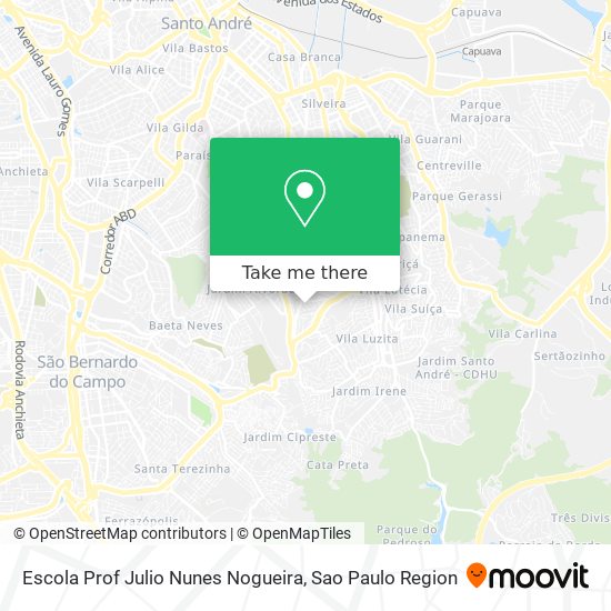 Mapa Escola Prof Julio Nunes Nogueira