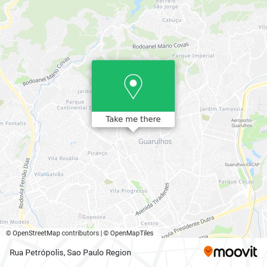 Rua Petrópolis map