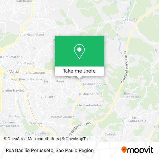 Rua Basílio Perusseto map