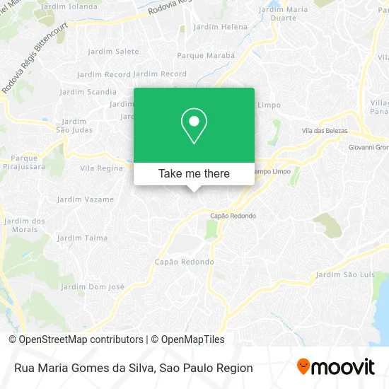 Rua Maria Gomes da Silva map