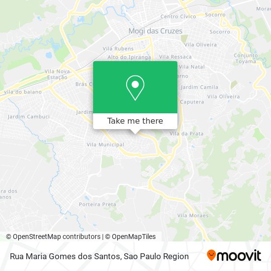 Rua Maria Gomes dos Santos map
