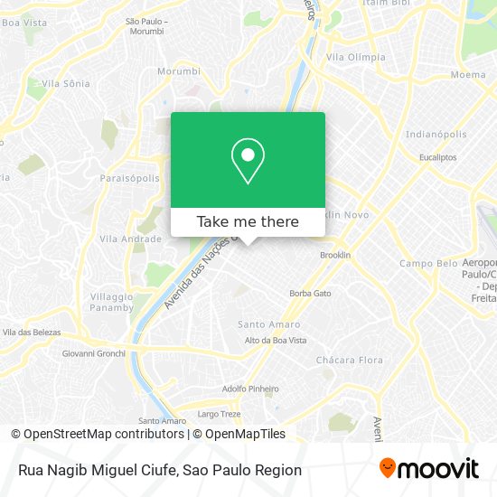 Mapa Rua Nagib Miguel Ciufe