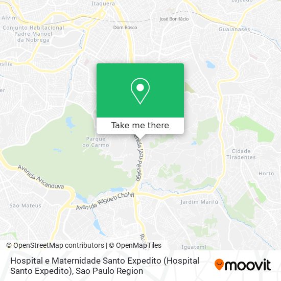 Hospital e Maternidade Santo Expedito (Hospital Santo Expedito) map