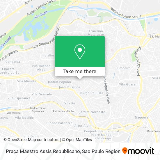 Praça Maestro Assis Republicano map