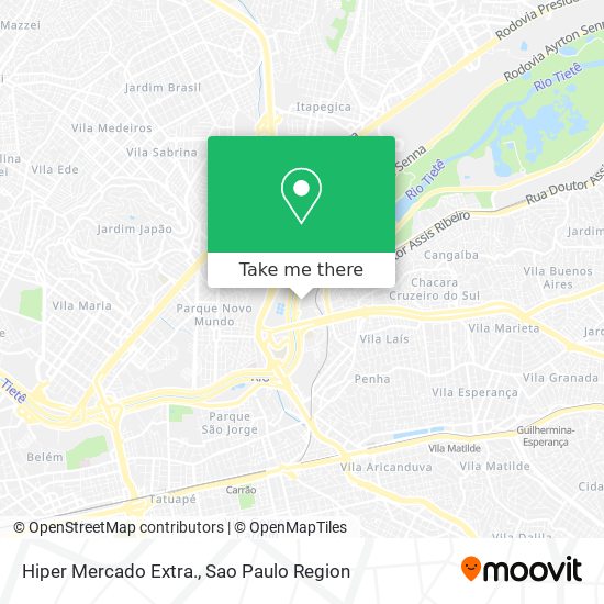 Hiper Mercado Extra. map