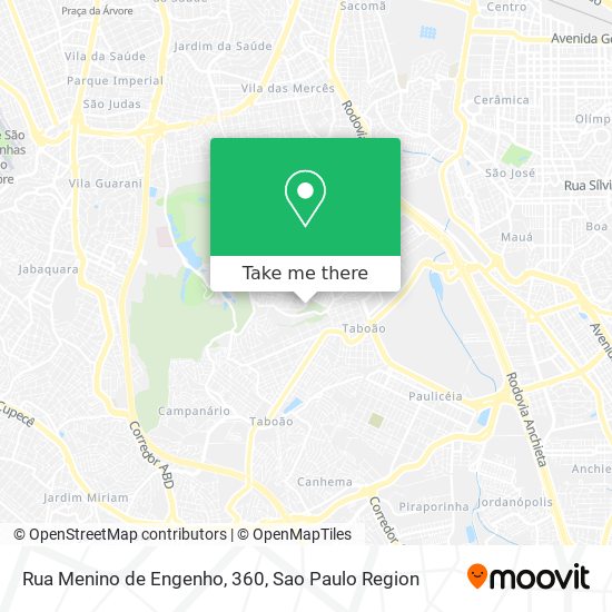 Mapa Rua Menino de Engenho, 360