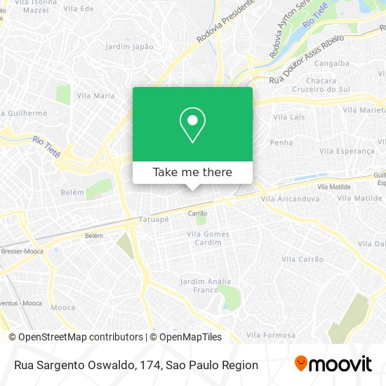 Rua Sargento Oswaldo, 174 map