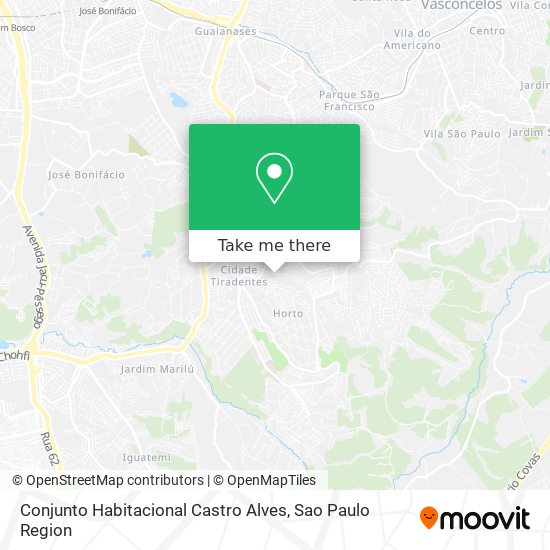 Conjunto Habitacional Castro Alves map