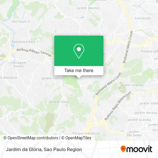 Jardim da Glória map