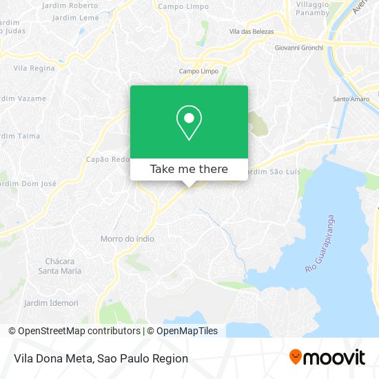 Vila Dona Meta map