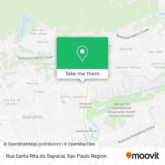 Rua Santa Rita do Sapucaí map