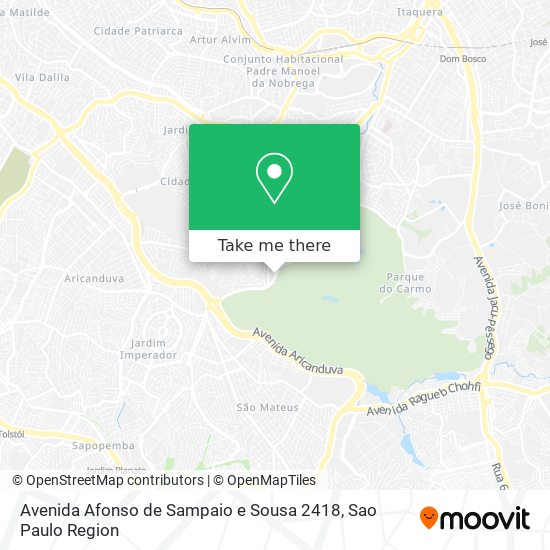 Avenida Afonso de Sampaio e Sousa 2418 map