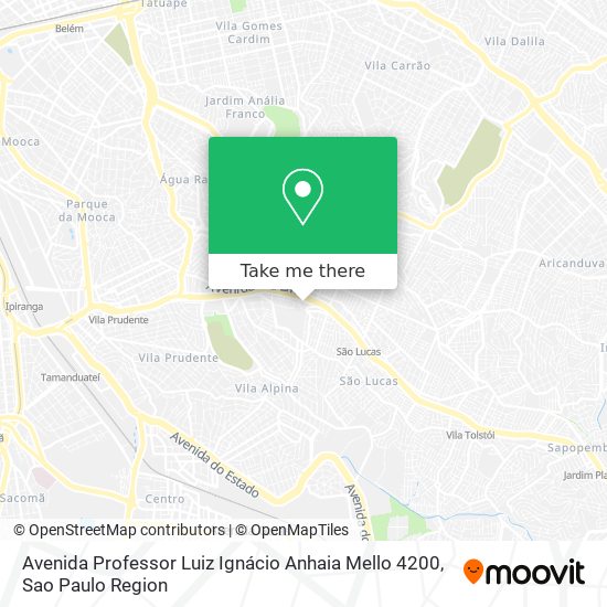 Avenida Professor Luiz Ignácio Anhaia Mello 4200 map