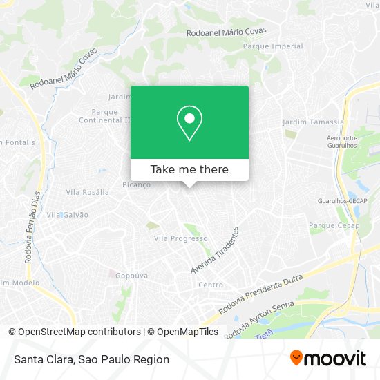 Santa Clara map