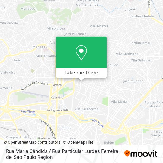 Rua Maria Cândida / Rua Particular Lurdes Ferreira de map