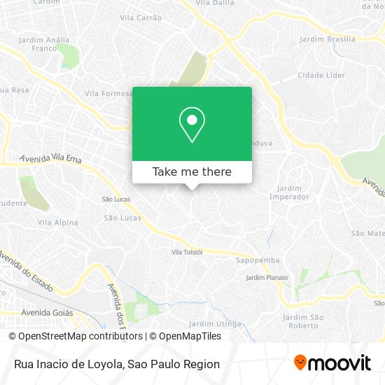 Rua Inacio de Loyola map