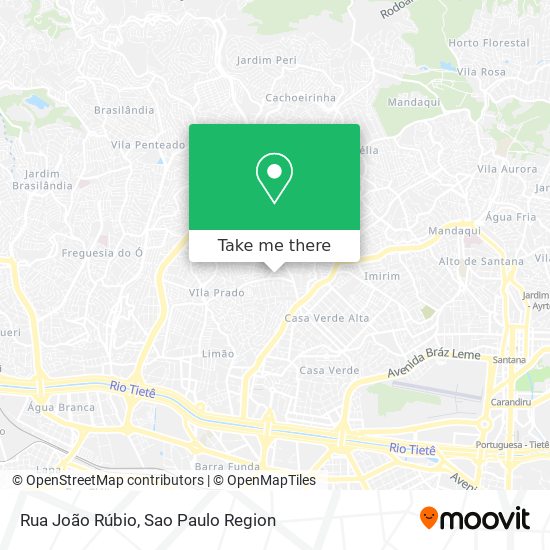 Rua João Rúbio map