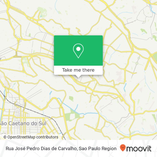 Rua José Pedro Dias de Carvalho map