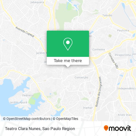 Teatro Clara Nunes map