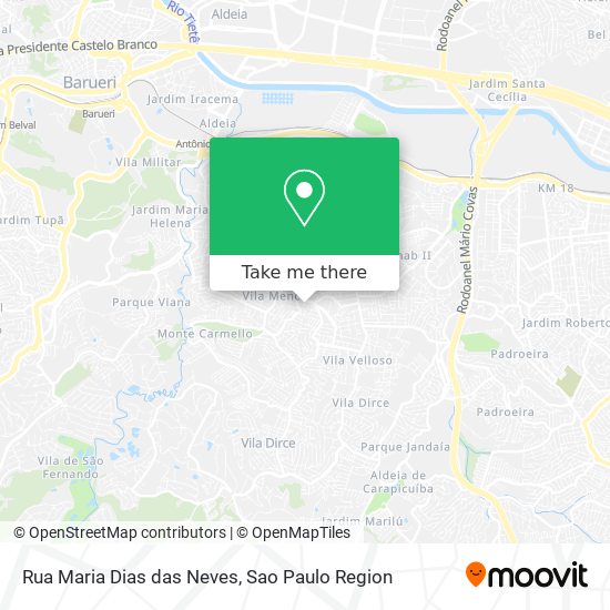 Rua Maria Dias das Neves map