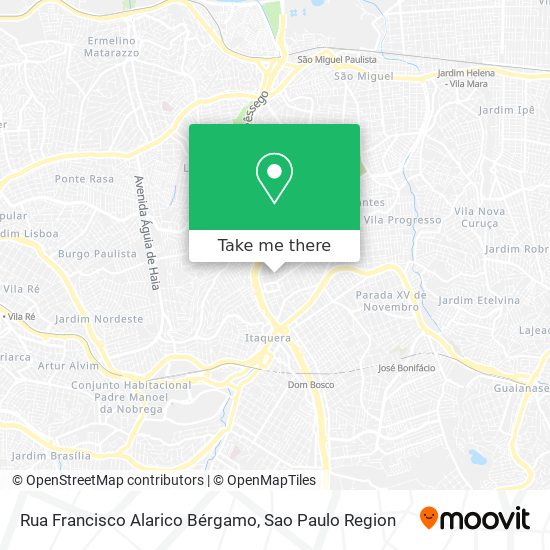 Rua Francisco Alarico Bérgamo map