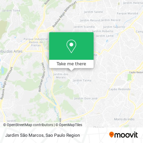 Mapa Jardim São Marcos