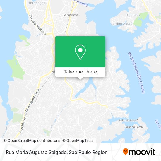 Mapa Rua Maria Augusta Salgado