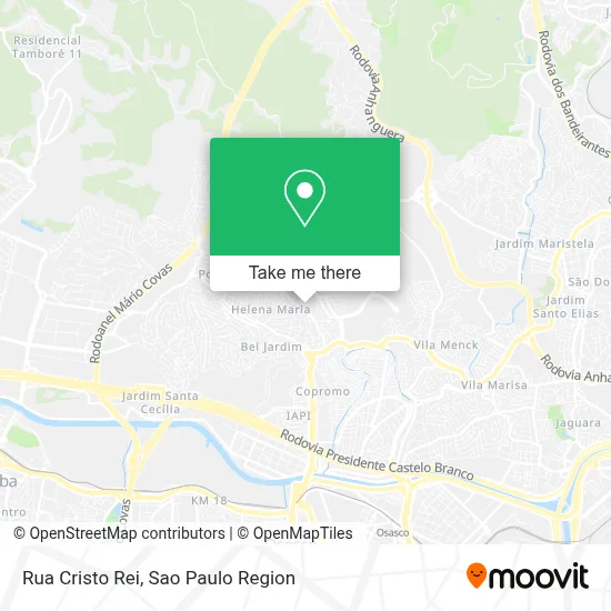 Rua Cristo Rei map