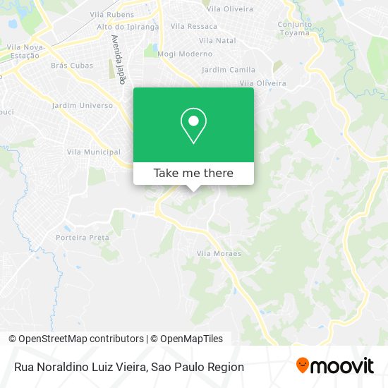 Rua Noraldino Luiz Vieira map
