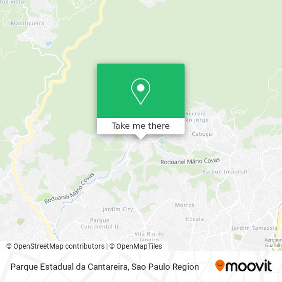 Parque Estadual da Cantareira map