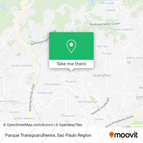 Parque Transguarulhense map