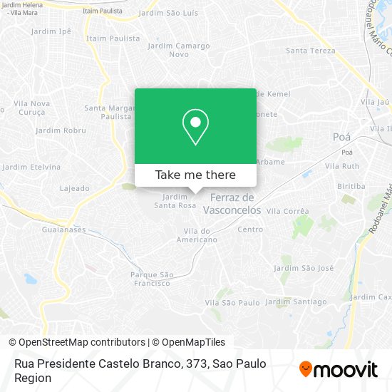 Rua Presidente Castelo Branco, 373 map