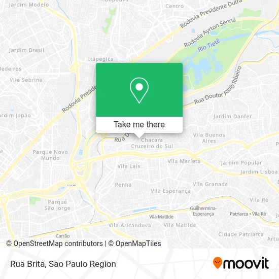 Rua Brita map