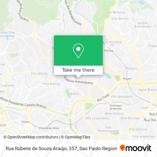 Mapa Rua Rubens de Souza Araújo, 357