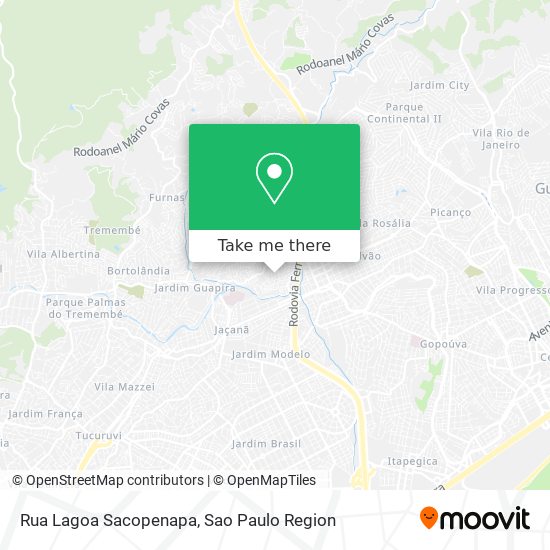 Mapa Rua Lagoa Sacopenapa