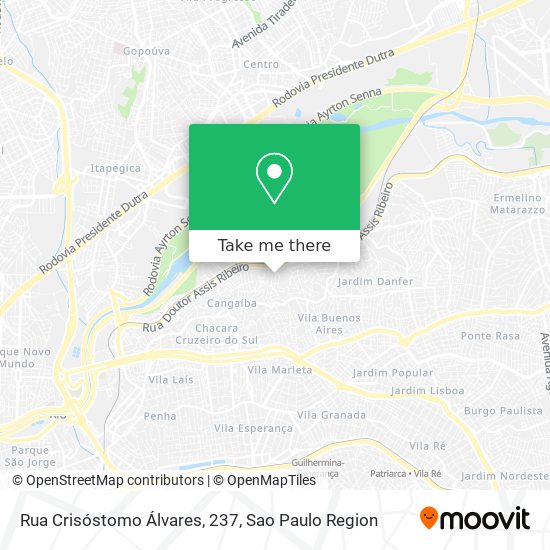 Rua Crisóstomo Álvares, 237 map