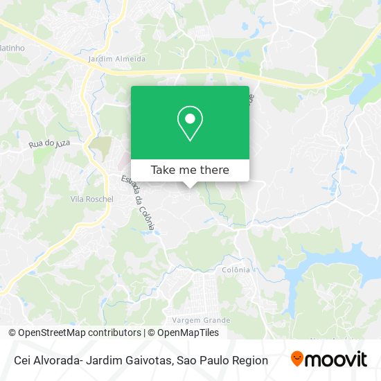 Cei Alvorada- Jardim Gaivotas map