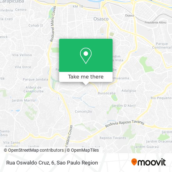 Rua Oswaldo Cruz, 6 map