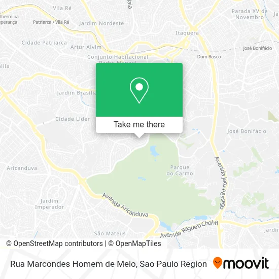 Rua Marcondes Homem de Melo map