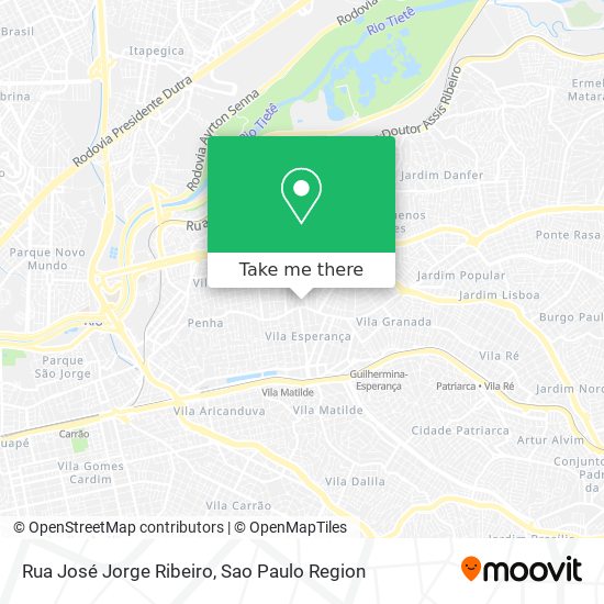 Rua José Jorge Ribeiro map