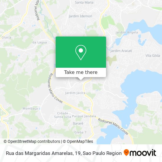 Rua das Margaridas Amarelas, 19 map